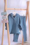 POLLY MÜSLİN SWEATSHIRT - PANTOLON İKİLİ TAKIM - KOYU MAVİ