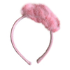 POMPOM 3'LÜ PEMBE KADİFE TAÇ