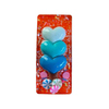 Ponpoon Summer Jelly Blue Hearts Klips Toka