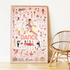 Poppik Discovery Dance Sticker Poster