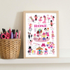Poppik Mini Show Sticker Poster