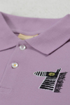 PURPLE ZEBRA - Kısa Kollu Çocuk Polo Yaka T-shirt - Lila