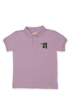 PURPLE ZEBRA - Kısa Kollu Çocuk Polo Yaka T-shirt - Lila