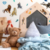 ROOMMATES ASLAN KRAL KARAKTERİ ÇIKAR VE YAPIŞTIR DUVAR STICKERI