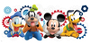 ROOMMATES MICKEY MOUSE KULÜP EVİ EĞLENCESİ ÇIKAR VE YAPIŞTIR DEV DUVAR STICKERI