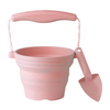 Scrunch Silikon Mini Katlanan Kova ve Kürek Seti Dusty Rose