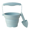 Scrunch Silikon Mini Katlanan Kova ve Kürek Seti Duck Egg Blue