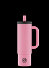 Straw Cup Flamingo Pipetli Paslanmaz Çelik Termos 800 Ml