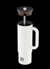 Straw Cup Ice White Pipetli Paslanmaz Çelik Termos 800 Ml