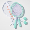 Sunnylife Plaj Raket Seti Rio Sun Pastel Aqua and Lilac