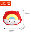 Supercute Rainbow Omuz Çantası Kırmızı