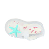 TOBBY VELCRO ESTRELLA ÇOCUK SANDALET - BLANCO/AQUAMARINA