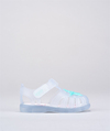 TOBBY VELCRO ESTRELLA ÇOCUK SANDALET - BLANCO/AQUAMARINA