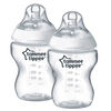 Tommee Tippee 2x260 ml PP Closer to Nature Biberon Beyaz