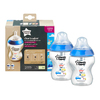 Tommee Tippee 2x260 ml PP Closer to Nature Biberon Mavi