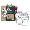 Tommee Tippee 2x260 ml PP Closer to Nature Biberon Beyaz