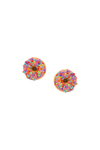Tres Jolie Lollie Donut Klips Küpe Pembe Sprinkle