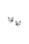 Tres Jolie Lollie Miyuki Gri Kedi Klips Küpe