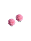 Tres Jolie Lollie Ponpon Klips Küpe Pembe