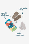 Recycled Canvas Basic Eco Pudra Barefoot Patik