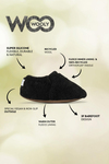 Recycled Woo Wooly Yünlü Siyah Barefoot Patik