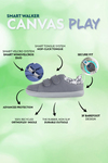 Smart Walker Recycled Canvas Eco Gray Barefoot Kids Shoes