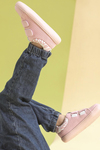 Smart Walker Canvas Play Toz Pembe Barefoot Çocuk Ayakkabı