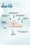 Smart Walker High Top Pink Light Barefoot Kids Shoes
