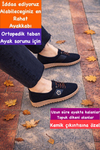 Buğra Erol Ortopedik Tabanlıklı Ayakkabı siyah cice-68