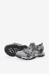 Arzen Unisex Çocuk Cırtlı Kafes Sandalet Gri Kamuflaj ARZ2025-10