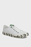 Benetton Erkek Kısa Converse Ayakkabı Beyaz Siyah BN-30626