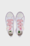 Benetton Kız Çocuk Cırtlı Converse Beyaz Pembe BN-30649P