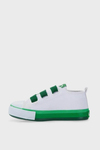 Benetton Unisex Çocuk Cırtlı Converse Beyaz Yeşil BN-30649P