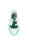 Benetton Unisex Çocuk Cırtlı Converse Beyaz Yeşil BN-30648B