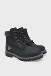 Bulldozer Unisex Cat Stil Deri Bot Nubuk Siyah BUL-240202