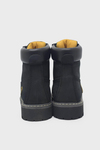 Bulldozer Unisex Cat Stil Deri Bot Nubuk Siyah BUL-240202