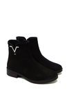 Castle Black Kadın Casual Deri Bot Nubuk Siyah CB21893-1