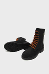 Castle Black Kadın Casual Deri Bot Nubuk Siyah CB90006