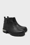 Castle Black Kadın Casual Deri Bot Siyah CB92538