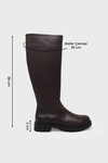 Castle Black Kadın Casual Deri Çizme Kahve CB25900-1