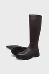 Castle Black Kadın Casual Deri Çizme Kahve CB25900-1