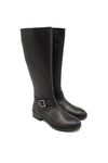 Castle Black Kadın Casual Deri Çizme Siyah CB21900