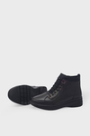 Castle Black Kadın Comfort Deri Bot Siyah CB42691