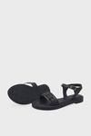 Castle Black Kadın Günlük Sandalet Siyah CB35442