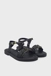 Castle Black Kadın Günlük Sandalet Siyah CB35442