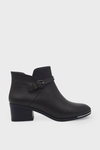 Castle Black Kadın Topuklu Deri Bot Kahve CB87506