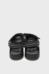 Castle Black Unisex Cırtlı Spor Sandalet Siyah CB-K3