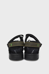 Castle Black Unisex Çocuk Cırtlı Spor Sandalet Haki CB-K5 
