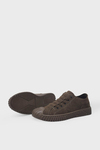 Gamelu Unisex Yazlık Tekstil Sneakers Kahverengi Nubuk GML2023-02