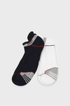 Jump Unisex Çorap Siyah Beyaz 2'li JM23002